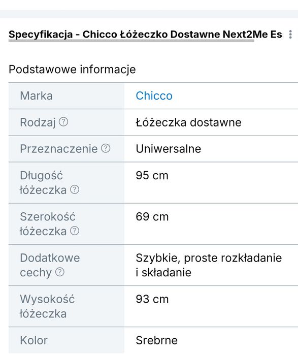 Dostawka/łóżeczko dziecięce