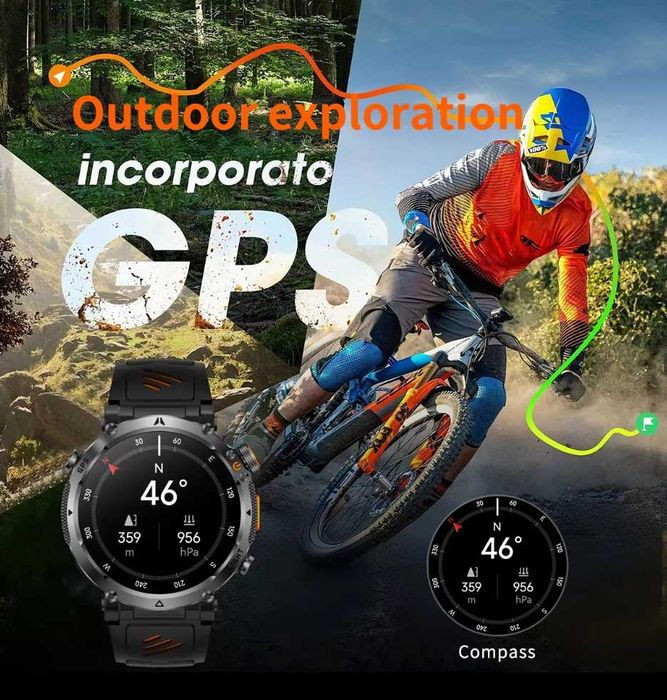 Смарт Часы, Smart Watch  HT42, AMOLED, GPS