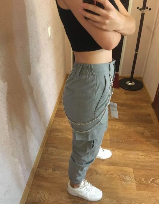 Штаны cargo bershka