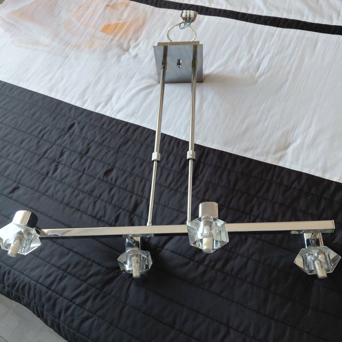 Lampa adrilux srebrna