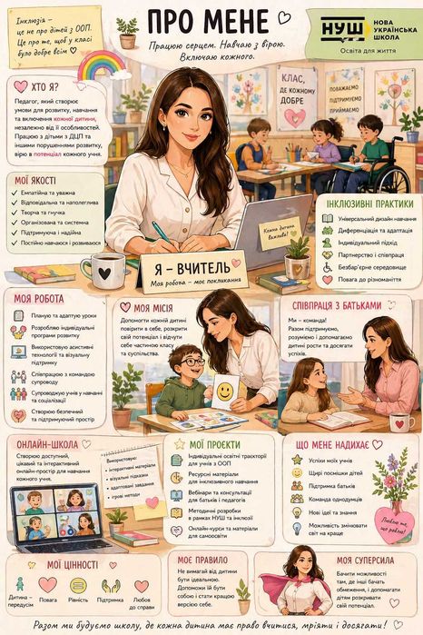 Індивідуальні заняття для дітей з ООП