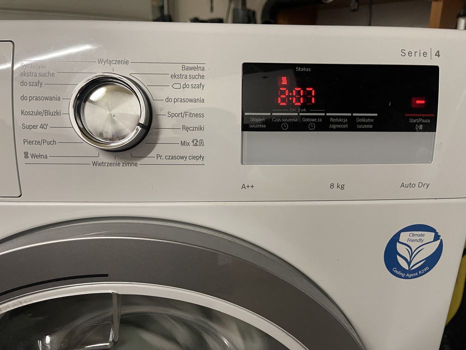 Suszarka do ubran  bosch 100% sprawna oszczedna