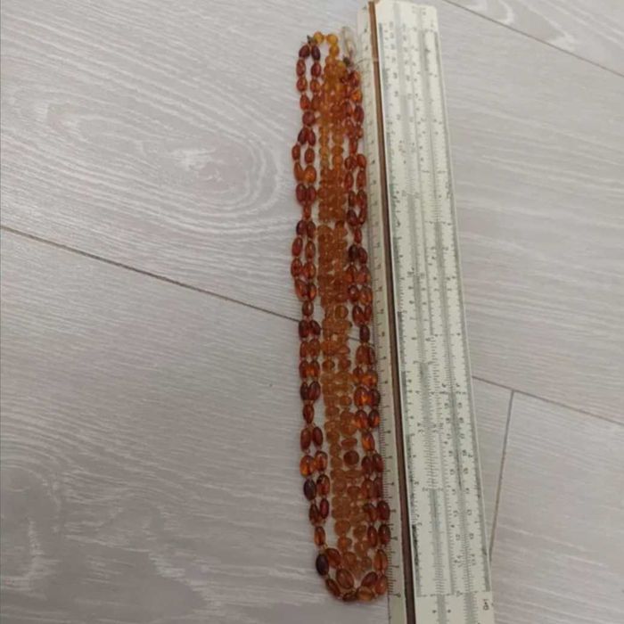 Браслет на руку корал,чорний кварц. Бурштинові буси Ссср