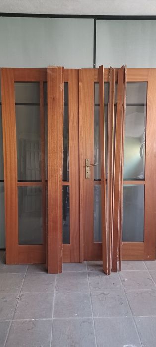 Porta dupla com aro