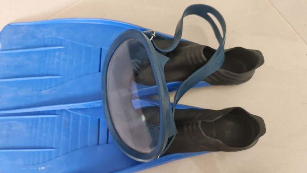 Płetwy dziecięce plus maska