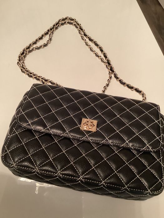 Torebka Kazar skóra czarna