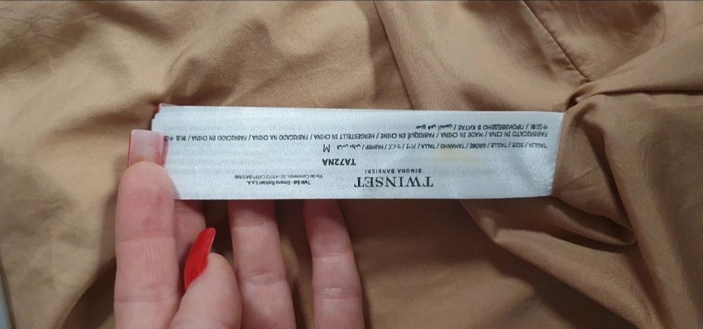 Kamizelka Twinset z piór strusia nowa M oryginalna 100%