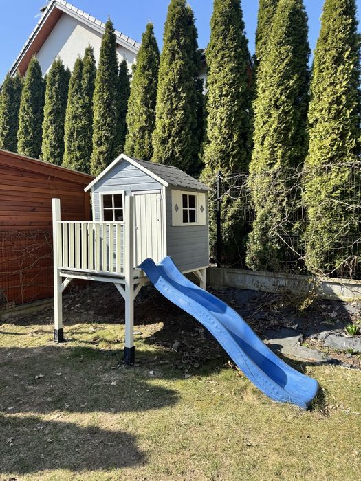 Domek ogrodowy dla dzieci ze zjezdzalnia | stan bardzo dobry