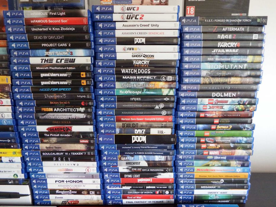 GRY PS4 PS5 GTA5 Minecraft CYBERPUNK Wiedźmin LEGO mega wybór