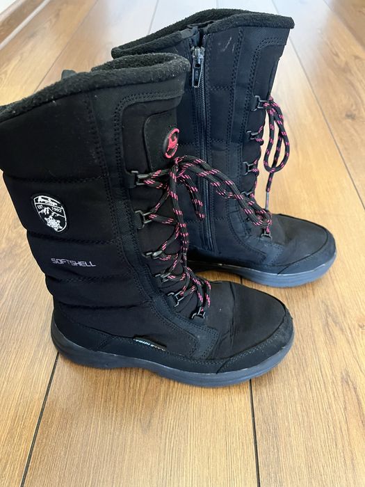 Buty zimowe dziewczęce, rozm. 34