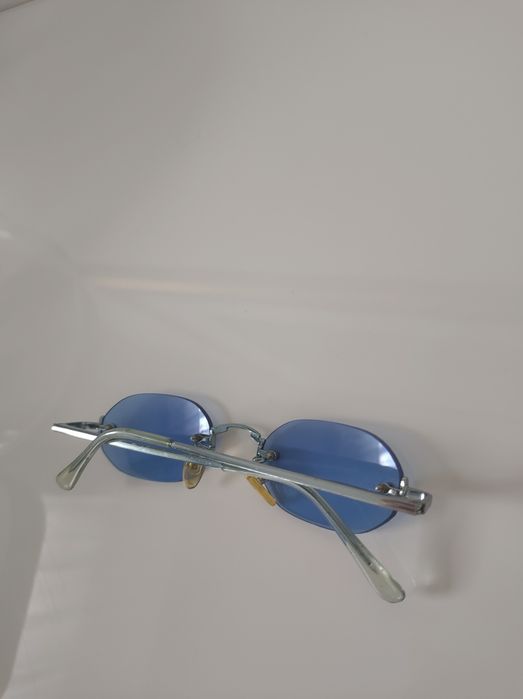 Vision Express błękitne srebrne męskie/unisex okulary przeciwsłoneczne
