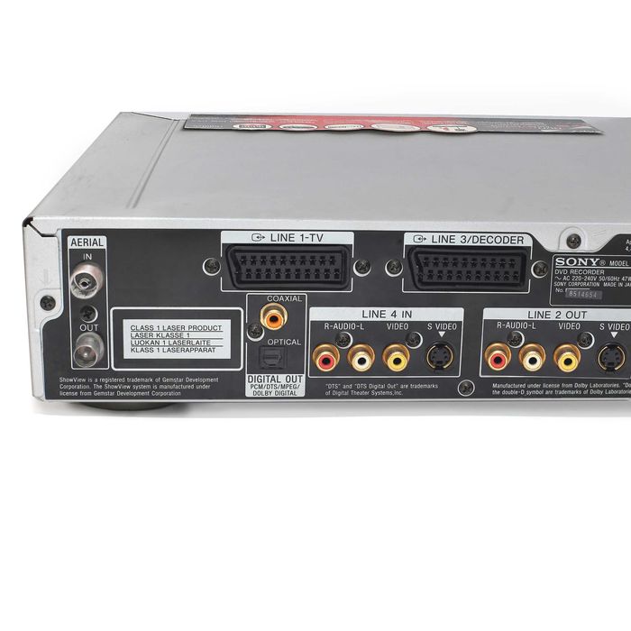 Sony RDR-GX7 DVD Recorder Player +Controlo remoto