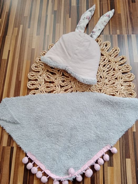 Zestaw- ciepła, zimowa czapka i apaszka.