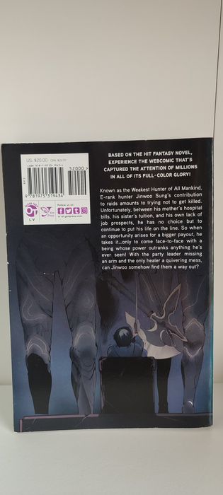 Vendo volume 1 do manga Solo Leveling, Edição Inglesa, em ótimo estado