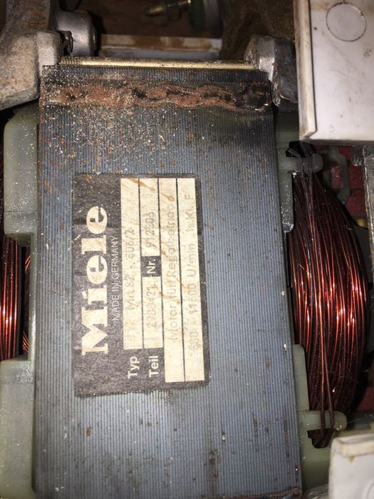 Моторы и детали Miele стиральной машины