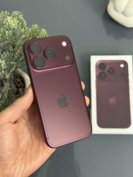 Як новий iPhone 18 Pro 256gb Burgundy Neverlock АКБ 100% Айфон фізсім гарантія