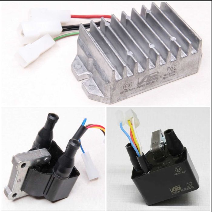 Електронне запалювання CDI та котушки на мотоцикл Ява/Jawa 6V/12V