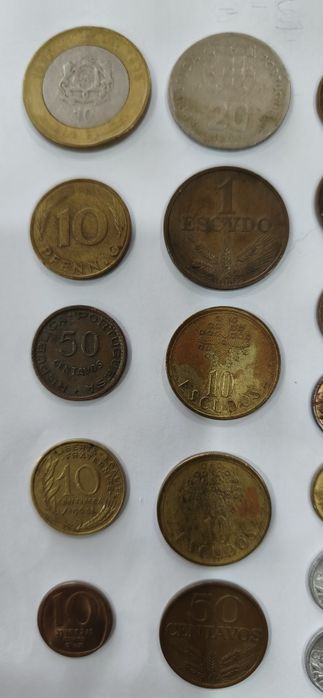 17 moedas coleção