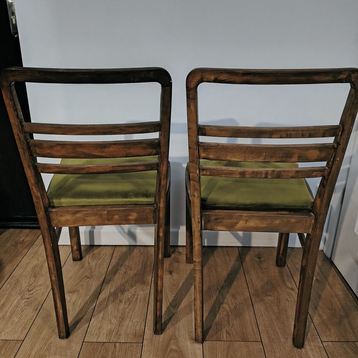 Krzesła Gościcińska Fabryka Mebli retro antyk renowacja krzesło drewno