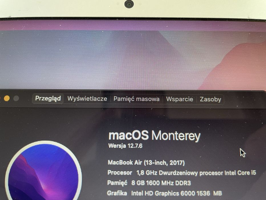 Macbook Air 2017 13’