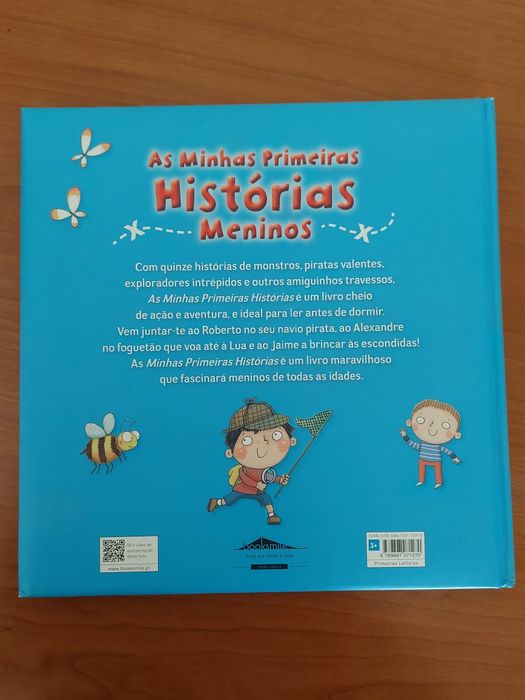 Livro "Histórias para meninos" C/portes