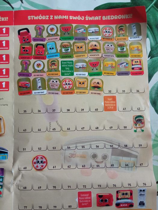 Naklejki z biedronki