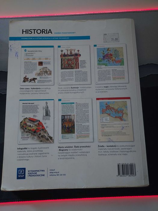 Historia podręcznik liceum i technikum klasa 1 zakres podstawowy WSIP