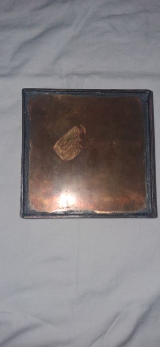 Antiga Caixa de Jóias em Latão Trabalhada
