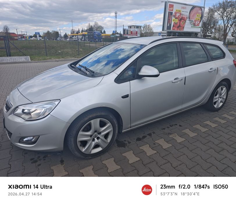 Opel astra j 2012