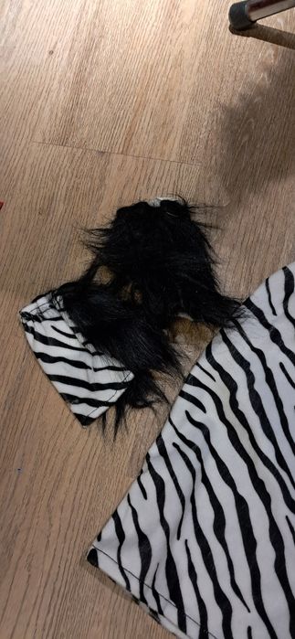 Strój przebranie kostium zebra
