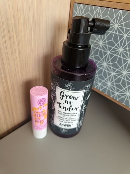 Ścierka do włosów i pomadka ochronna