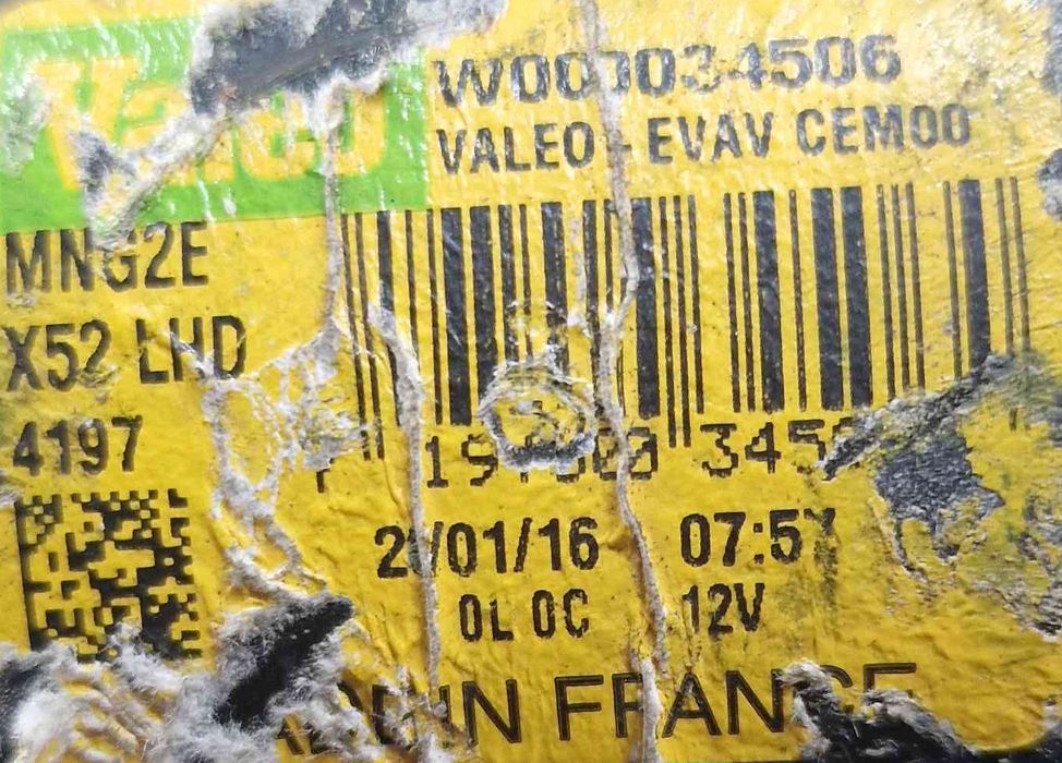 Motor Limpa Vidros Frente DACIA SANDERO II ano 2013