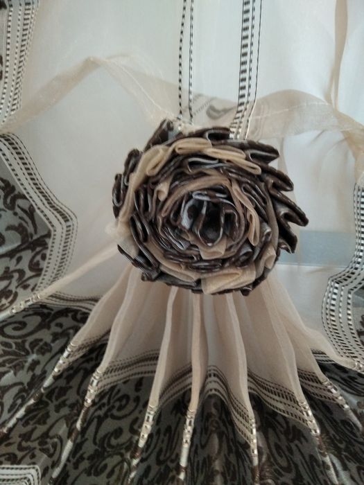 Firana Wachlarz Panel zloto 80x90