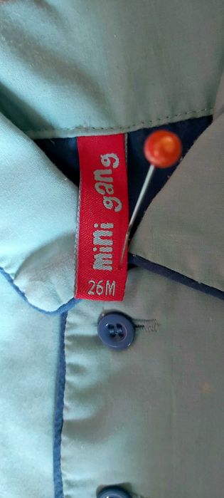 Pijama calção clássico, "mini gang"