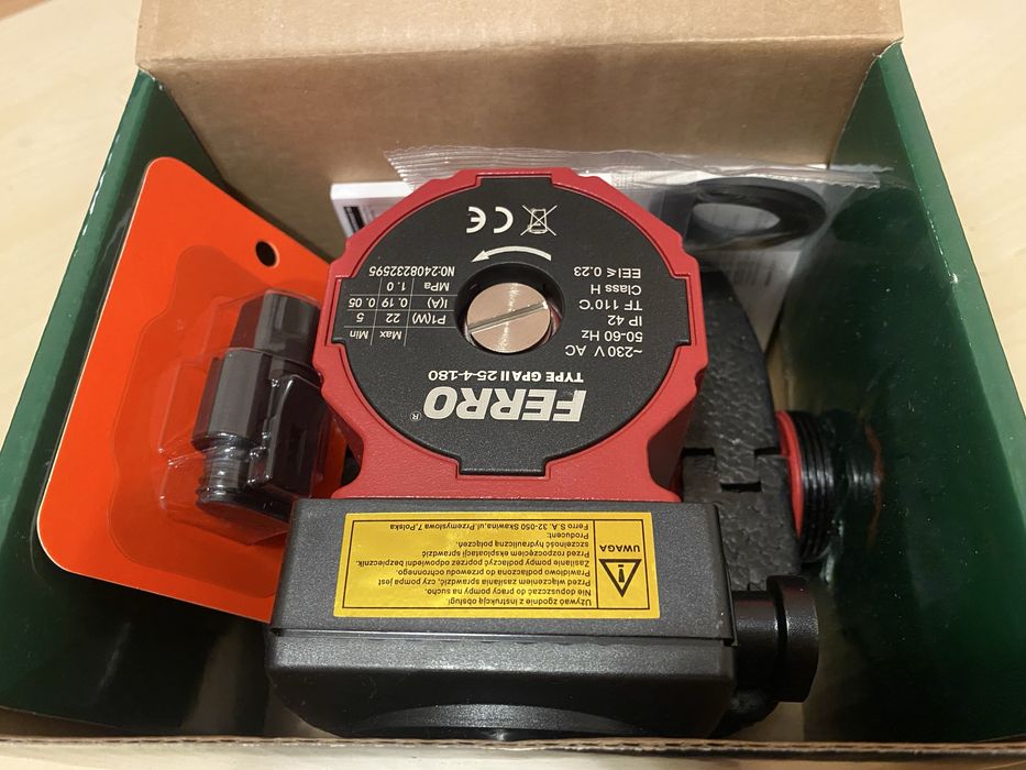 Pompa cyrkulacyjna ferro 25-4-180