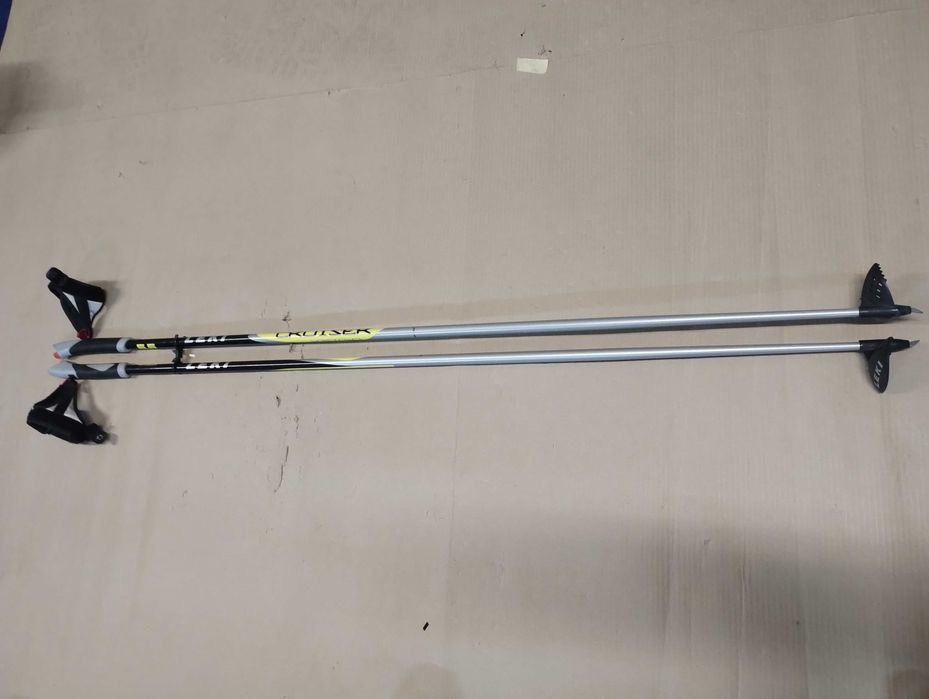 kijki narciarskie do nart biegowych Leki Laser nowe 135 cm