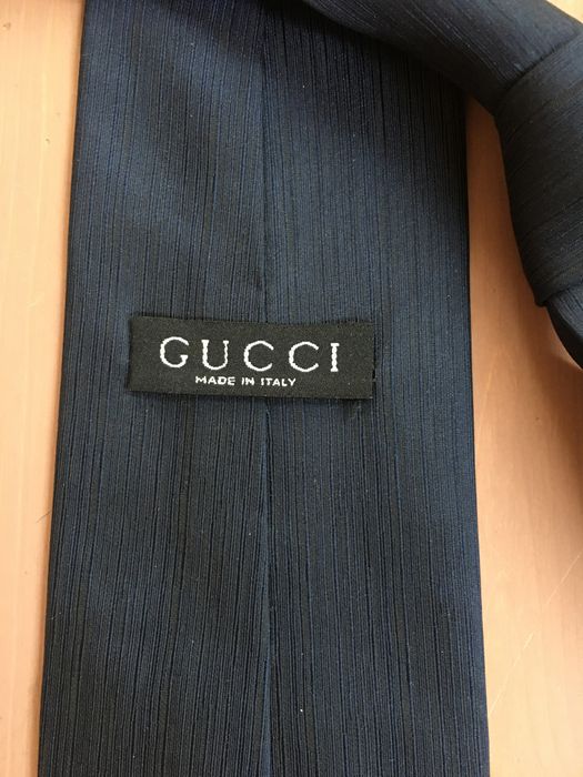 Галстук GUCCI темно синий