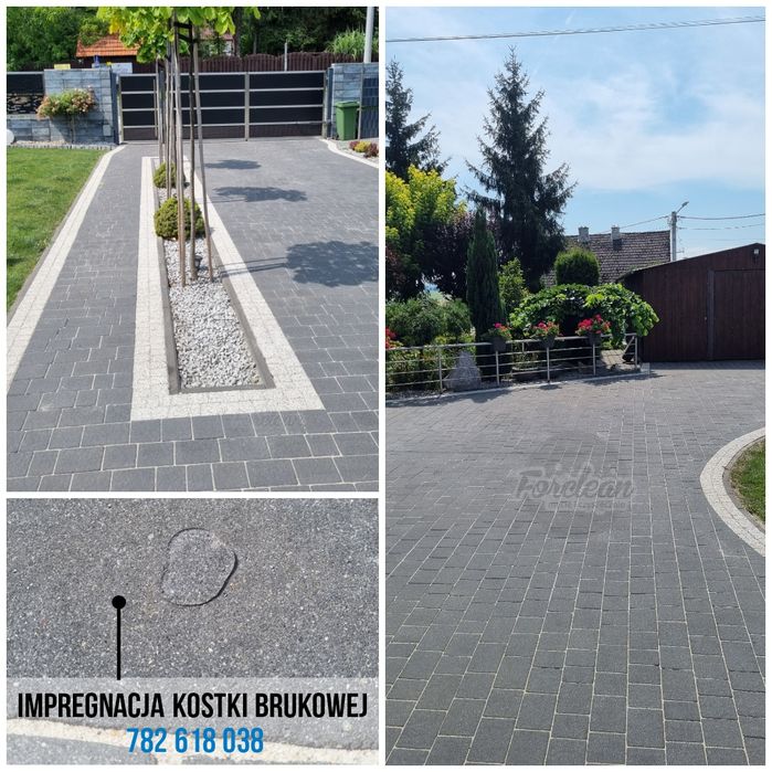 Mycie kostki brukowej Mycie elewacji Czyszczenie