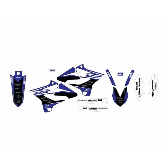 kit autocolantes blackbird replica factory racing yamaha yz 125 / 250