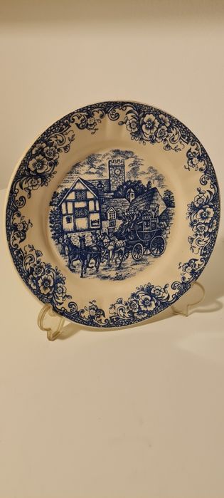 Prato decorativo faiança