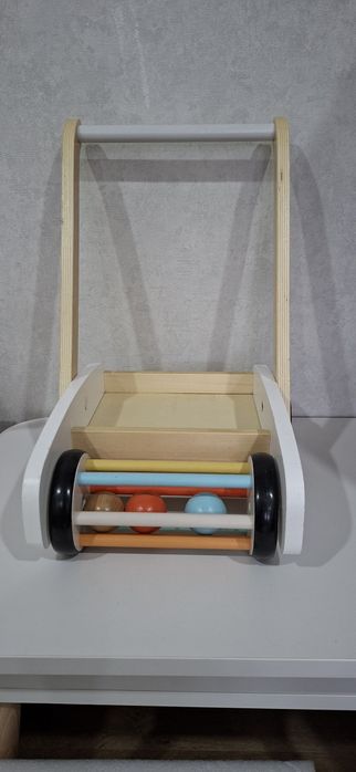 Дерев'яна каталка ходунці візок Little Town