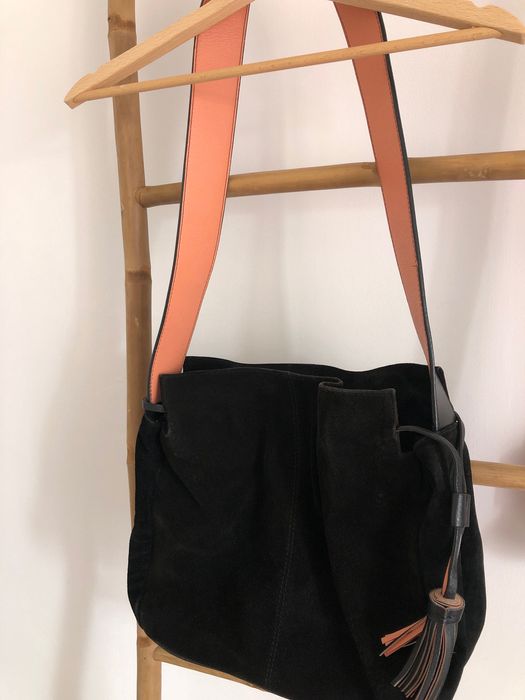 Mala Pele preta (camurça)