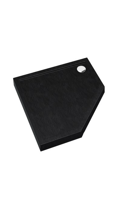 NOWY Brodzik 5 kątny Frigo 80x80x12 cm czarny  Sensea GWARANCJA