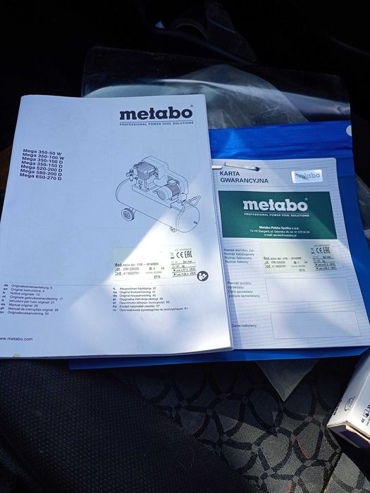 Sprężarka Metabo Mega 650-270D