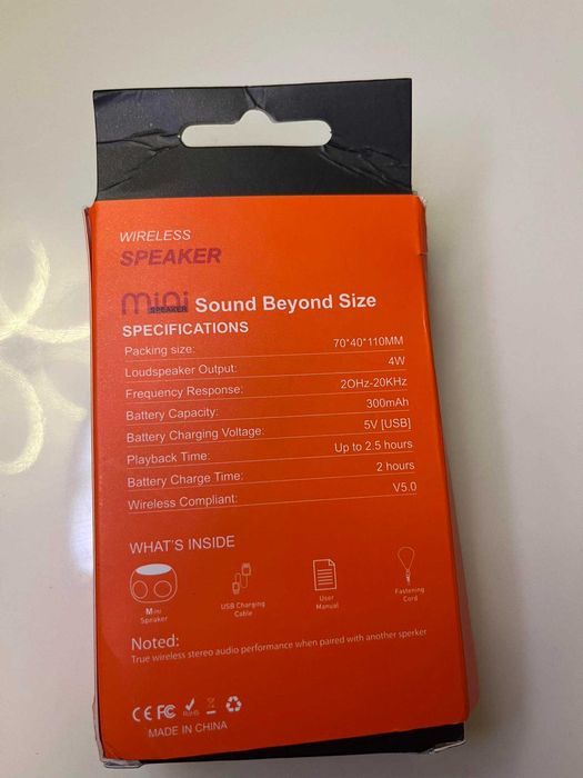 Nowy mini głośnik bluetooth