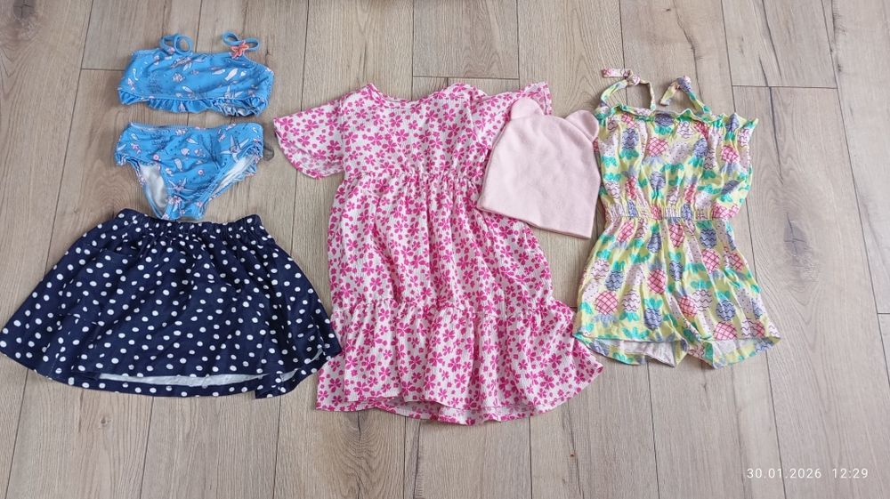 Ubrania dla dziewczynki 110/116