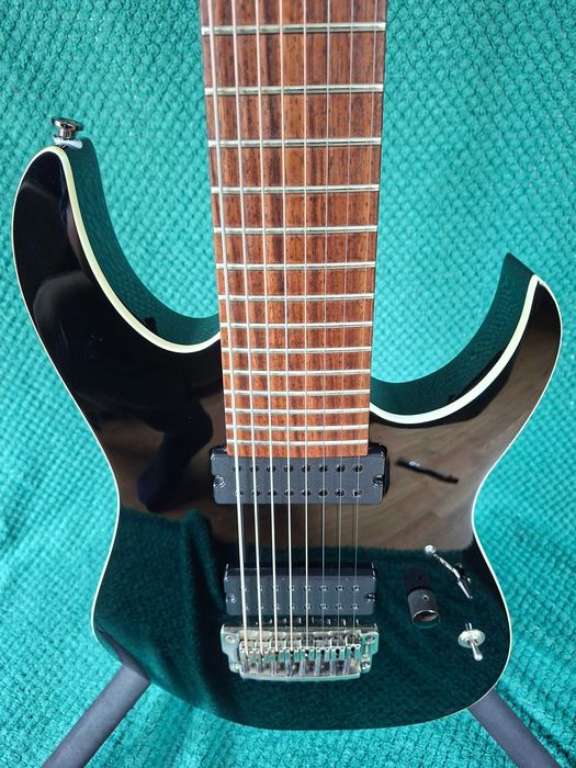 Gitara ośmiostrunowa Ibanez RGIR28, Hathor pickups, luminlay, blokowane klucze