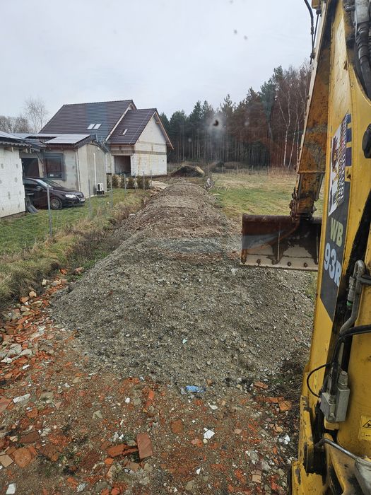 Usługi koparko ładowarka