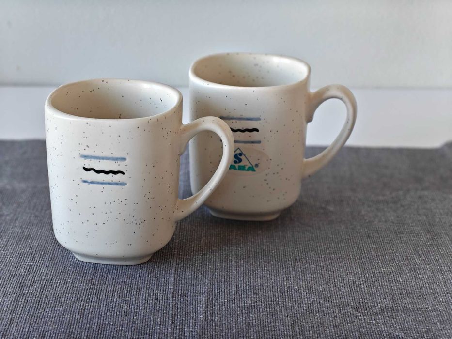 Nowe Kubki Ceramiczne Nakrapiane (Komplet 2 szt.)