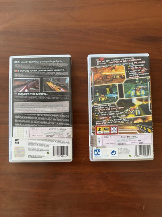 PSP - Wipeout Pulse + Shift